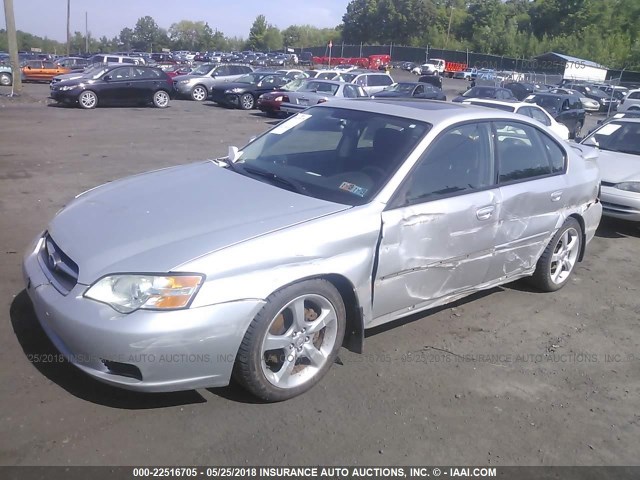 4S3BL626267218347 - 2006 SUBARU LEGACY 2.5I LIMITED SILVER photo 2