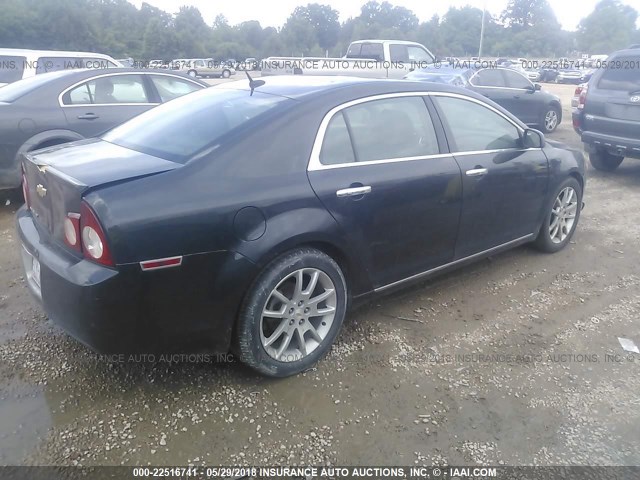 1G1ZE5E16BF195568 - 2011 CHEVROLET MALIBU LTZ 黑色 照片 4