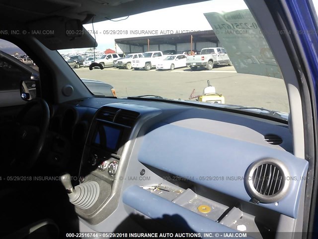 5J6YH27344L013307 - 2004 HONDA ELEMENT LX BLUE photo 5