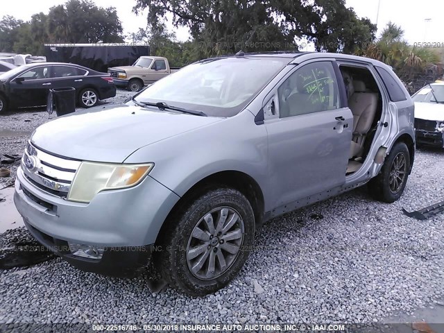 2FMDK49CX7BA87894 - 2007 FORD EDGE SEL PLUS SILVER photo 2