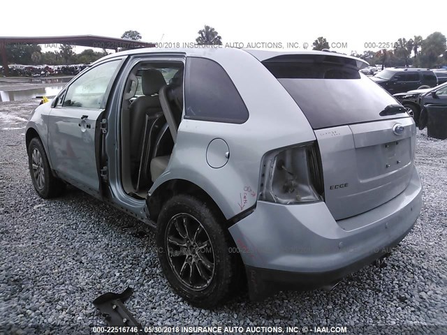 2FMDK49CX7BA87894 - 2007 FORD EDGE SEL PLUS SILVER photo 3