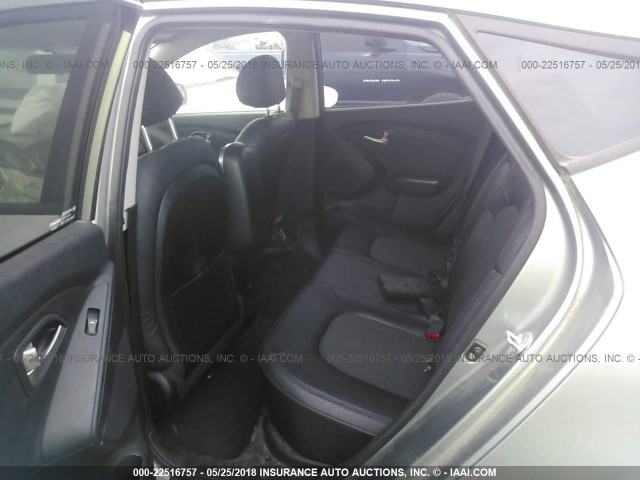 KM8JU3AC2DU741005 - 2013 HYUNDAI TUCSON GLS/LIMITED 银色 照片 8