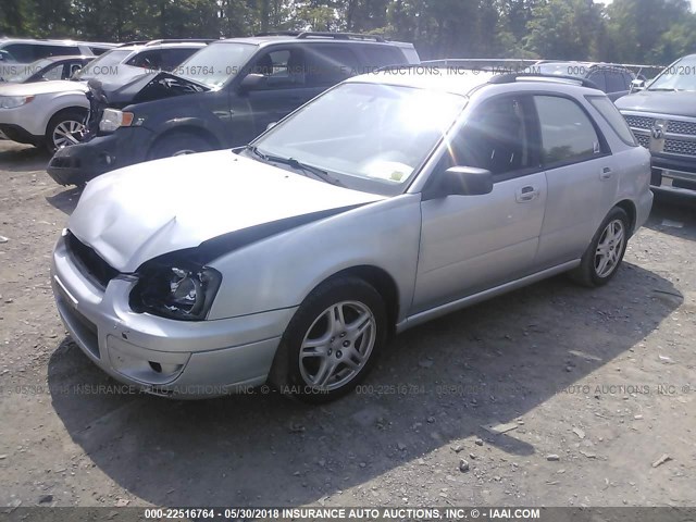 JF1GG67595H816637 - 2005 SUBARU IMPREZA RS SILVER photo 2