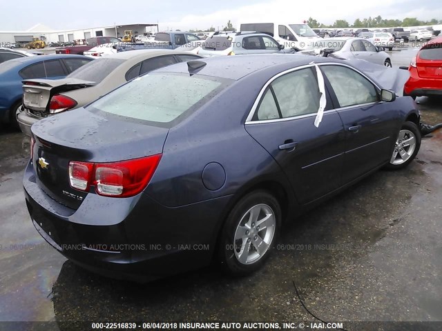 1G11B5SL9FF127010 - 2015 CHEVROLET MALIBU LS BLUE photo 4
