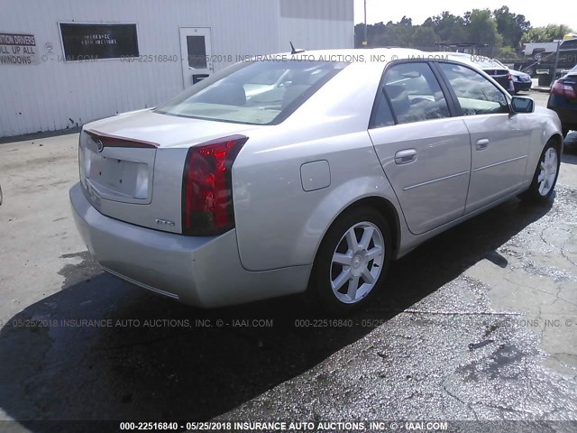 1G6DP567450131229 - 2005 CADILLAC CTS HI FEATURE V6 SILVER photo 4