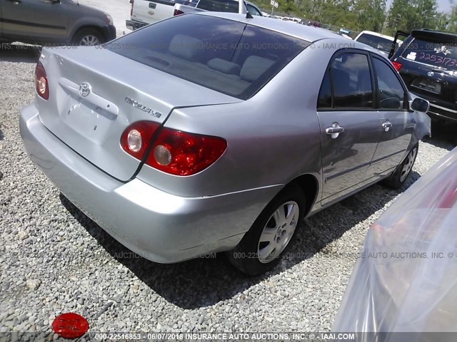 1NXBR32E17Z928181 - 2007 TOYOTA COROLLA CE/LE/S SILVER photo 4