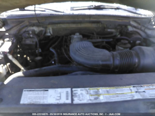 1FTRW07L31KA38222 - 2001 FORD F150 SUPERCREW SILVER photo 10