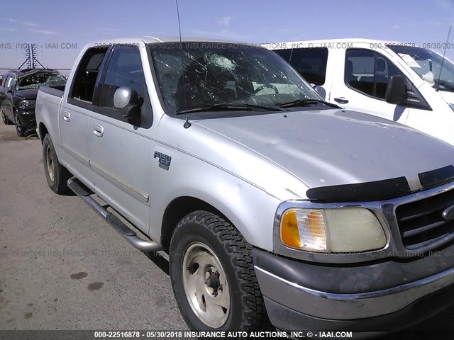 1FTRW07L31KA38222 - 2001 FORD F150 SUPERCREW SILVER photo 6