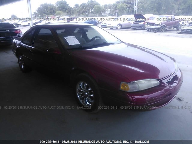 1FALP62W7VH144673 - 1997 FORD THUNDERBIRD LX MAROON photo 1