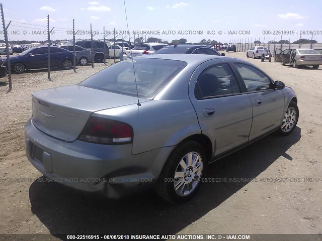 1C3EL56R06N138783 - 2006 CHRYSLER SEBRING TOURING GRAY photo 4