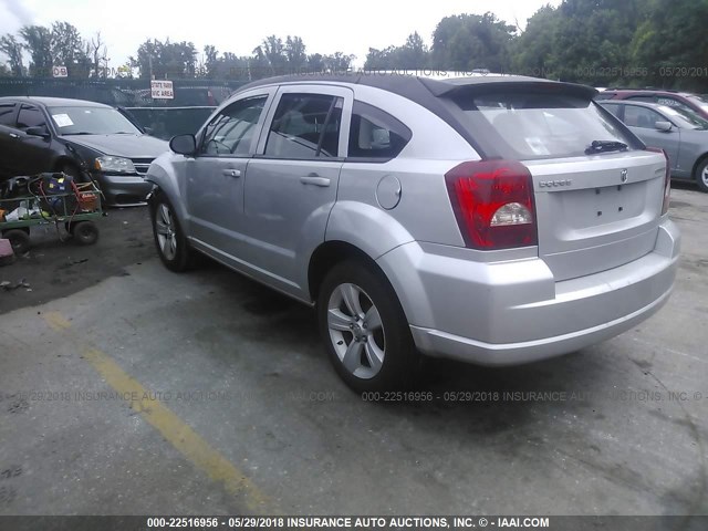 1B3CB3HA2BD269586 - 2011 DODGE CALIBER MAINSTREET SILVER photo 3