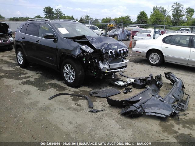 1C4PJMLX8JD582080 - 2018 JEEP CHEROKEE LATITUDE PLUS GRAY photo 1