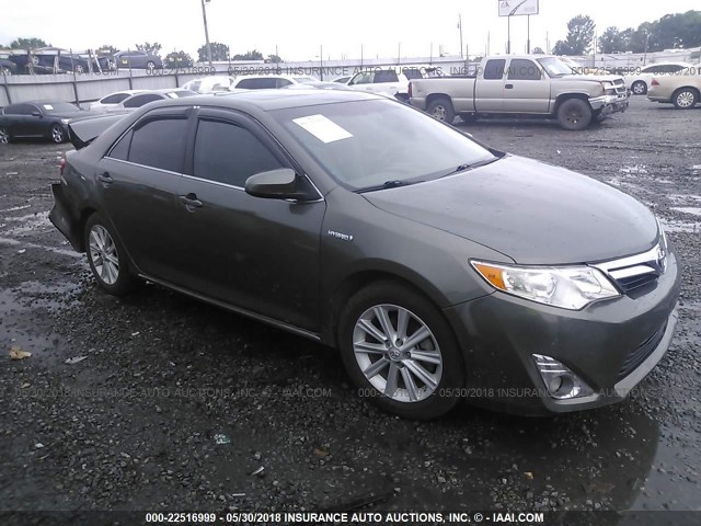 4T1BD1FK5CU029174 - 2012 TOYOTA CAMRY HYBRID/LE/XLE 绿色 照片 1