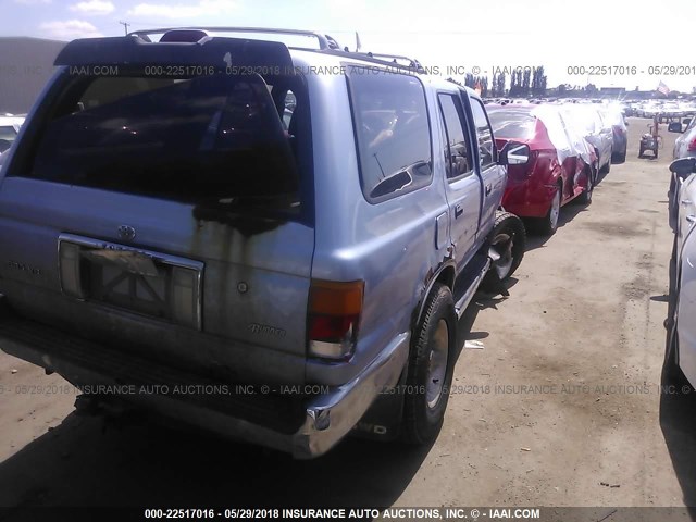 JT3VN39WXR0164826 - 1994 TOYOTA 4RUNNER VN39 SR5 蓝色 照片 4