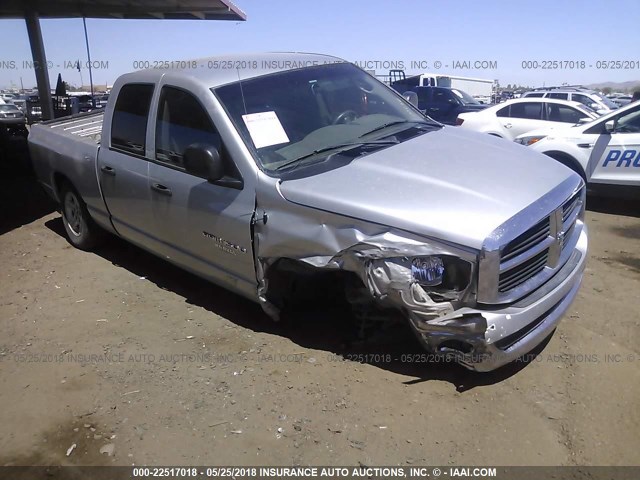 1D7HA18N66S647396 - 2006 DODGE RAM 1500 ST/SLT SILVER photo 1