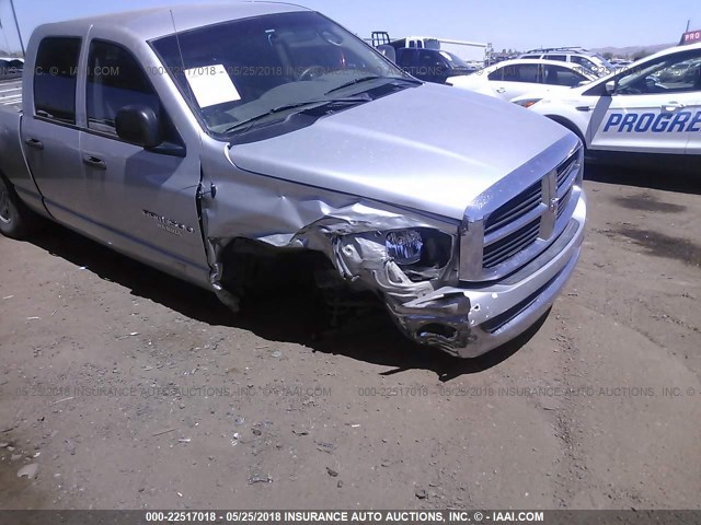 1D7HA18N66S647396 - 2006 DODGE RAM 1500 ST/SLT SILVER photo 6