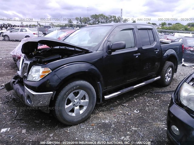 1N6AD0ER7BC436374 - 2011 NISSAN FRONTIER S/SV/SL/PRO-4X BLACK photo 2