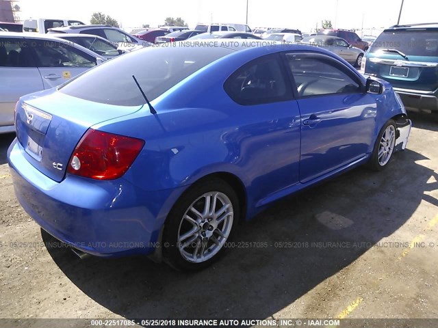 JTKDE167X60132679 - 2006 TOYOTA SCION TC 蓝色 照片 4