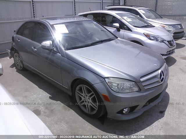 WDDGF56XX9R064074 - 2009 MERCEDES-BENZ C 350 GRAY photo 1