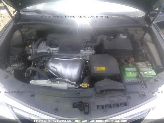4T1BF1FK0CU090765 - 2012 TOYOTA CAMRY SE/LE/XLE 黑色 照片 10