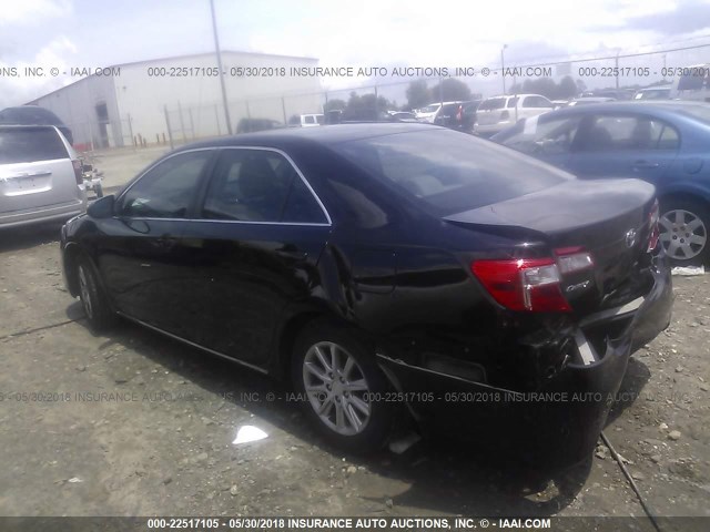 4T1BF1FK0CU090765 - 2012 TOYOTA CAMRY SE/LE/XLE 黑色 照片 3