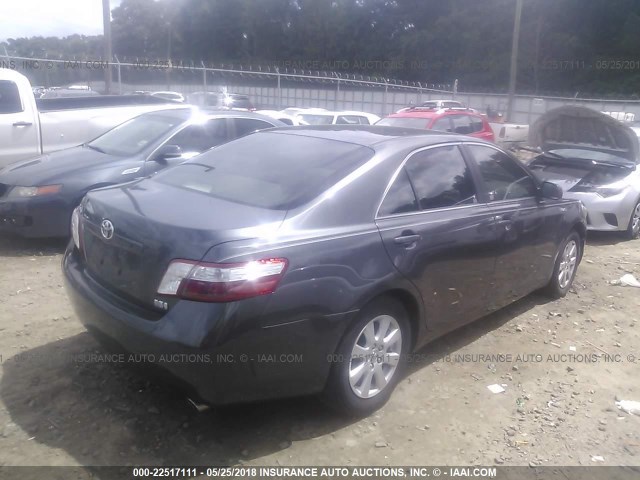 4T1BB46K37U027128 - 2007 TOYOTA CAMRY NEW GENERAT HYBRID GRAY photo 4