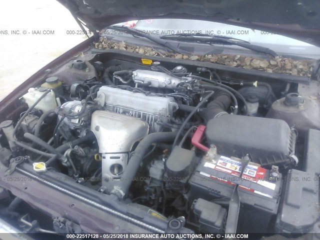 4T1BG28K8YU621332 - 2000 TOYOTA CAMRY CE/LE/XLE 勃艮第红 照片 10