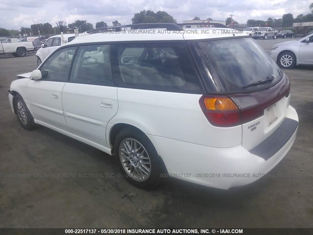 4S3BH635037309457 - 2003 SUBARU LEGACY L/L SPECIAL WHITE photo 3