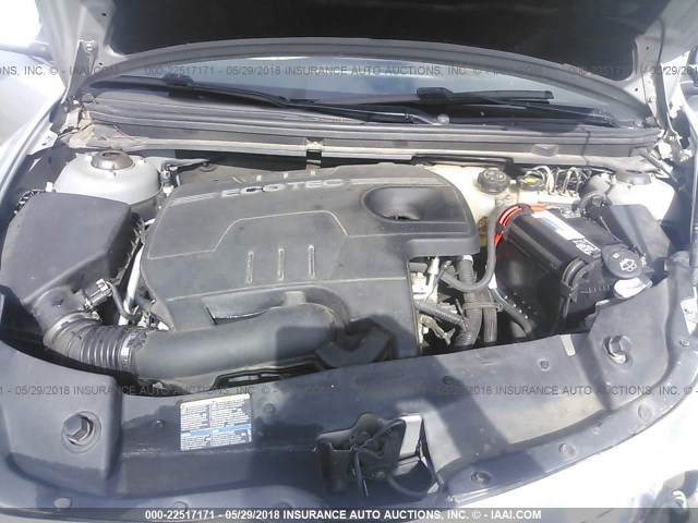 1G1ZK57B194165950 - 2009 CHEVROLET MALIBU LTZ ვერცხლისფერი ფოტო 10