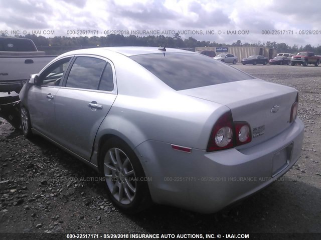 1G1ZK57B194165950 - 2009 CHEVROLET MALIBU LTZ ვერცხლისფერი ფოტო 3
