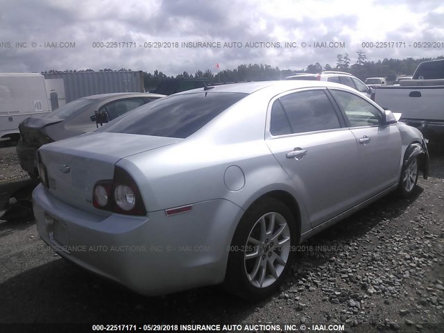 1G1ZK57B194165950 - 2009 CHEVROLET MALIBU LTZ ვერცხლისფერი ფოტო 4