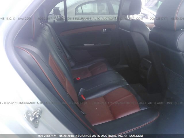 1G1ZK57B194165950 - 2009 CHEVROLET MALIBU LTZ ვერცხლისფერი ფოტო 8