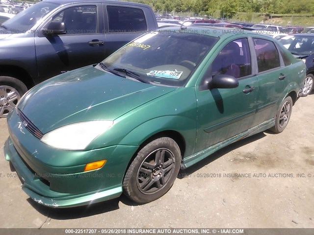 1FAFP34P62W162557 - 2002 FORD FOCUS SE/SE COMFORT GREEN photo 2