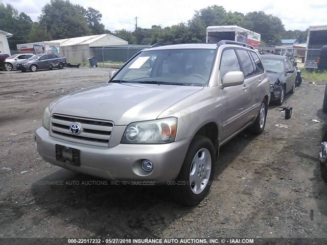 JTEDP21A240036421 - 2004 TOYOTA HIGHLANDER LIMITED GOLD photo 2