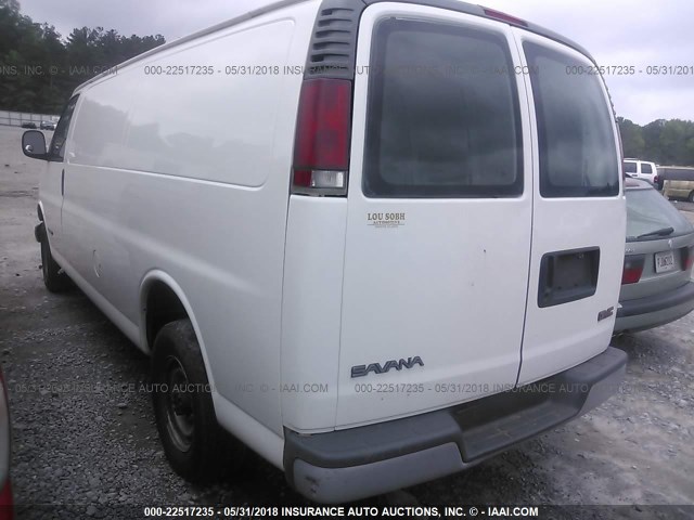 1GTHG39R3Y1231448 - 2000 GMC SAVANA G3500 WHITE photo 3