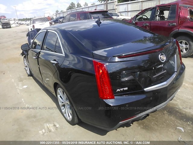 1G6AC5S31E0109335 - 2014 CADILLAC ATS PERFORMANCE BLACK photo 3