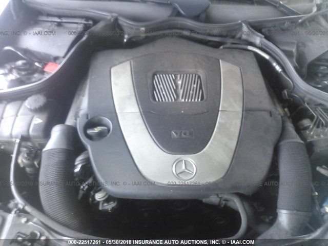 WDBTK56FX8F234864 - 2008 MERCEDES-BENZ CLK 350 BLACK photo 10