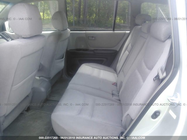 JTEHF21A030107232 - 2003 TOYOTA HIGHLANDER LIMITED SILVER photo 8