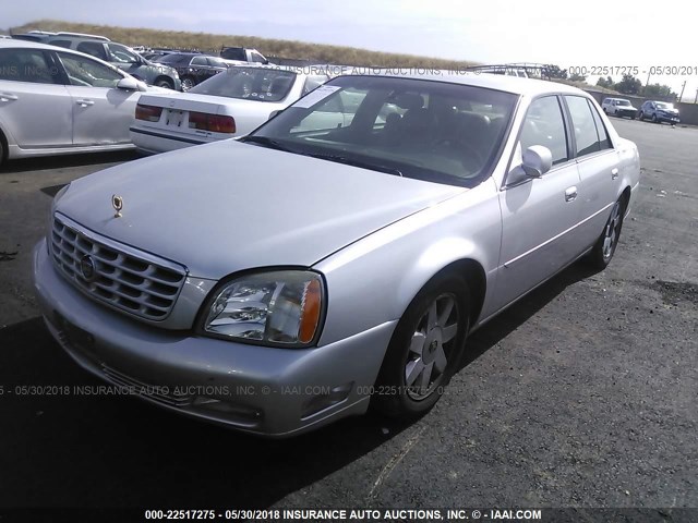 1G6KF579X3U209271 - 2003 CADILLAC DEVILLE DTS SILVER photo 2