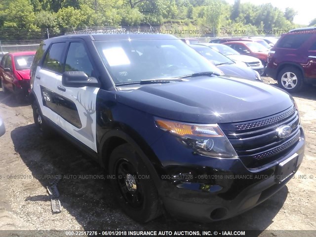 1FM5K8AR5FGA46026 - 2015 FORD EXPLORER POLICE INTERCEPTOR BLACK photo 1