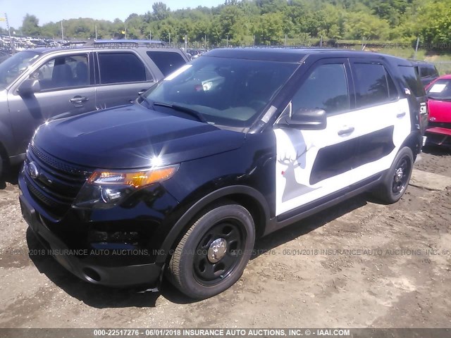 1FM5K8AR5FGA46026 - 2015 FORD EXPLORER POLICE INTERCEPTOR BLACK photo 2