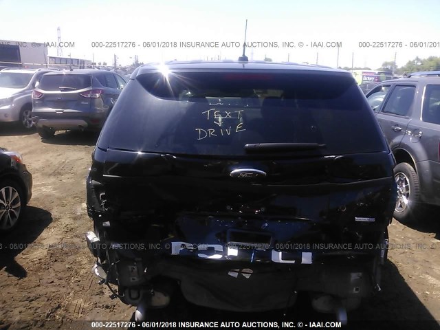 1FM5K8AR5FGA46026 - 2015 FORD EXPLORER POLICE INTERCEPTOR BLACK photo 6