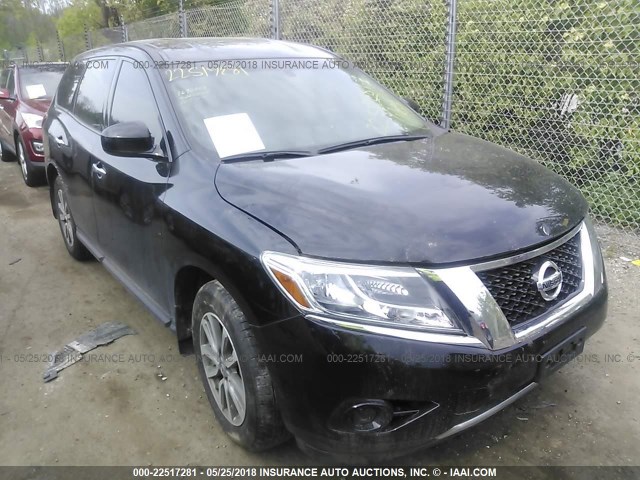 5N1AR2MN5EC699249 - 2014 NISSAN PATHFINDER S/SV/SL/PLATINUM BLACK photo 1