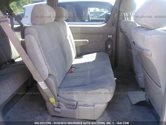 4T3ZF13C3WU067052 - 1998 TOYOTA SIENNA LE/XLE TAN photo 8