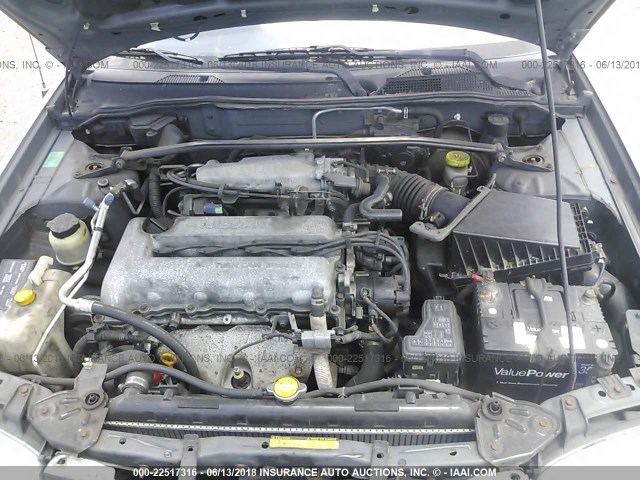 3N1BB51D31L108797 - 2001 NISSAN SENTRA SE GRAY photo 10