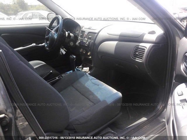 3N1BB51D31L108797 - 2001 NISSAN SENTRA SE GRAY photo 5