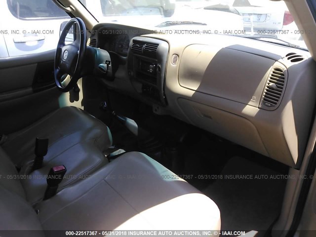 4F4YR12D33TM07187 - 2003 MAZDA B2300 BLUE photo 5