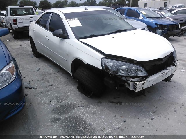 1G2ZF57B584111288 - 2008 PONTIAC G6 VALUE LEADER/BASE WHITE photo 1