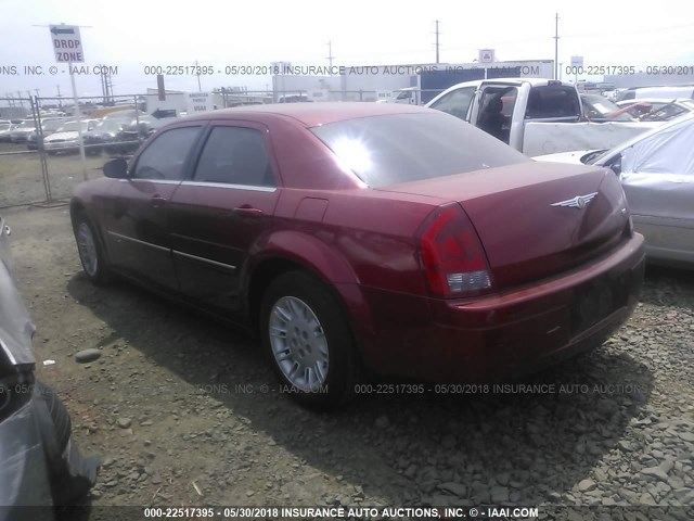 2C3KA43R97H639866 - 2007 CHRYSLER 300 RED photo 3