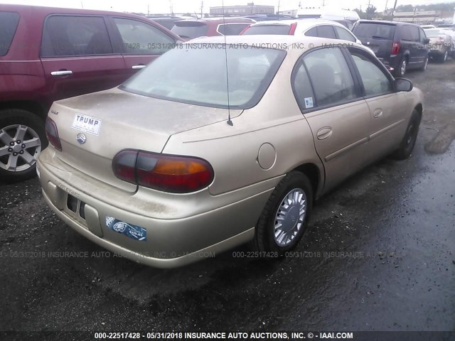 1G1ND52F85M169443 - 2005 CHEVROLET CLASSIC GOLD photo 4